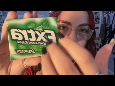ASMR | personal attention triggers while chewing gum (follow my directions, focus)