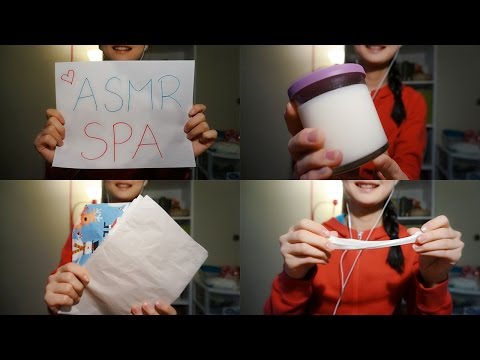 ASMR ★ Binaural ASMR Sound Spa Role Play: 8 Triggers for Relaxation and Sleep (long!)