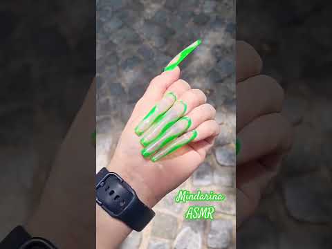 mis uñas verdes #nails