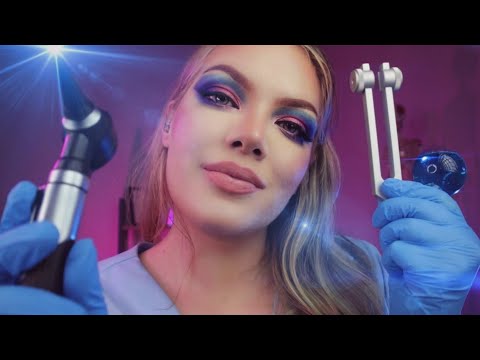 ASMR Ultimate Ear & Otoscope Exam | Your Ears Are Buzzing 👂 Inspection, Treatment, Massage