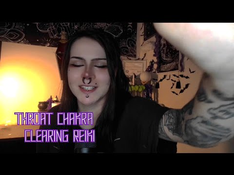 ASMR Reiki for Throat Chakra Clearing & Cleansing 🌬