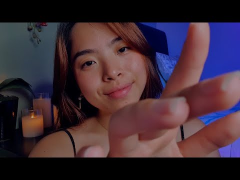 ASMR Slow & Sleepy Hand Movements Until You Fall Asleep 🌿 Plucking, Invisible Scratching (Whispered)