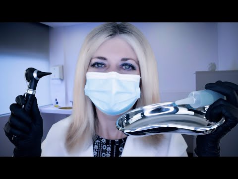 ASMR Ear Exam & Ear Cleaning - Otoscope, Hearing Test, Personal Attention - Realistic Medical RP