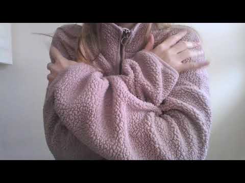 Cozy fleece sweater tingles ~ 10 Minute ASMR