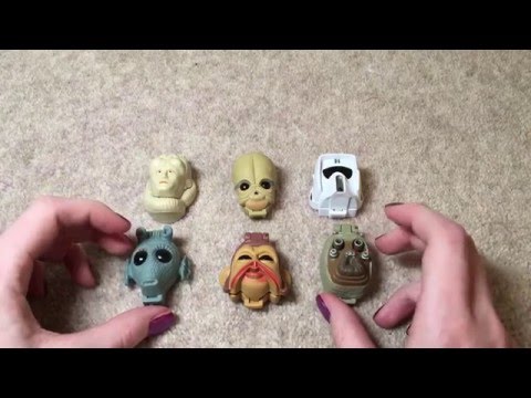 ASMR Star Wars Micro Machines Show and Tell (tapping, whispers)