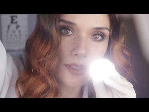 ASMR Eye Check Up for Contact Lenses Prescription , Medical Role Play , Personal Attention , Gloves