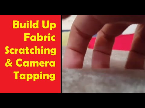 ASMR LoFi Build Up Scratching & Camera Typing (Fabric Scratching) - No Talking
