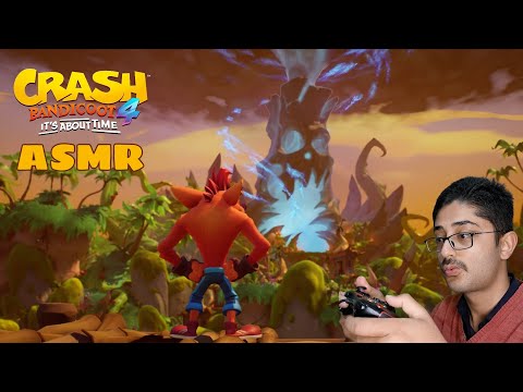 ASMR Gaming Video (Crash Bandicoot 4)\ Soothing Ramble/ Deep Voice
