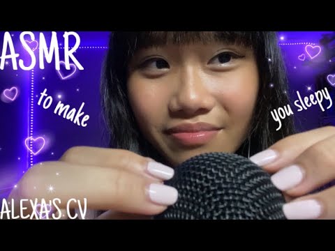 ASMR to make you sleepy🥱💗(Alexa’s CV)