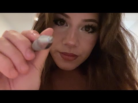 doing your eyeliner with a pencil (asmr)