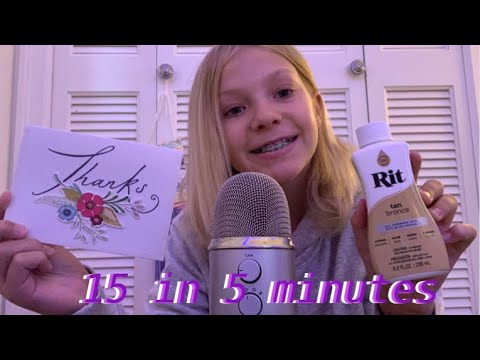15 triggers in 5 minutes ASMR 😴