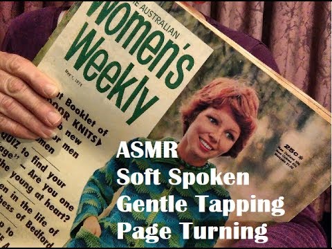 ASMR Looking at Vintage Magazines from 1967-1975 Soft Spoken