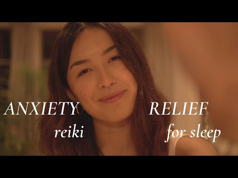 ASMR Reiki for Anxiety | Hand Movements, Energy Pulling and Plucking, Body Scan, Hypnosis for Sleep