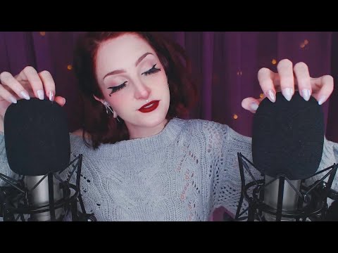 [ASMR] 🌙 Hypnotic Mic Scratching & Inaudible Whispers