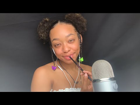 ASMR | Inaudible whispering + soft nibbling ( gentle personal attention )