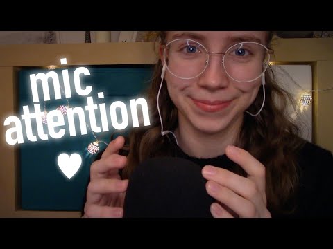 ASMR || ALL the ear attention you need 🐚✨ (mic tapping, brushing & scratching)