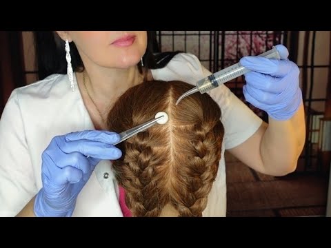 ASMR Scalp Check with Bad Results: Treating Your Head Wound & Dry Scalp (Whispered)