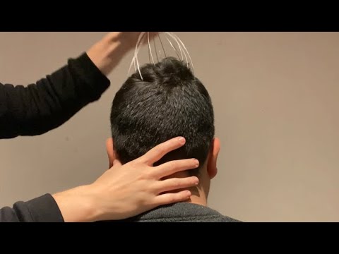 ASMR⚡️My best head massage! (Real person)