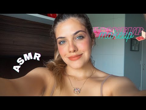 ASMR - Me maquiando