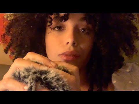 ASMR | Inaudible Whispers 👄 Personal Attention 🙇🏽‍♀️ Mic Scratching