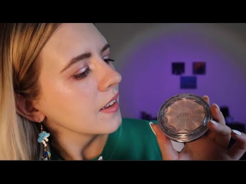 ASMR Doing Your First Date Make Up Role Play