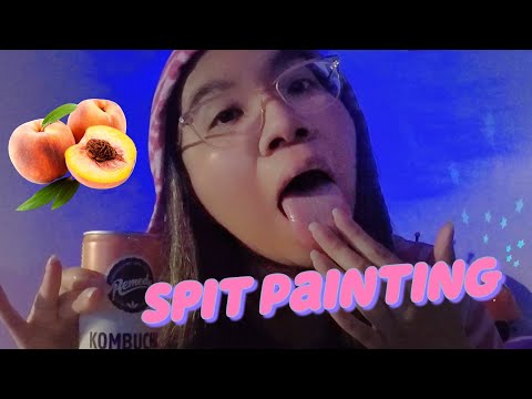 ASMR SPIT PAINTING YOU - WITH KOMBUCHA! (Chaotic Personal Attention) 💄🍹 [Roleplay]