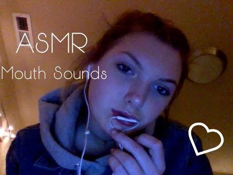 ASMR mouth sounds (mic nibbling, mic licking, ear eating)