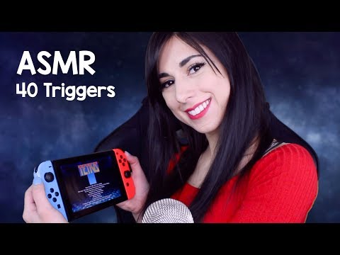 ASMR 40 Triggers in 20 Minutes to help you Sleep 💤💭  Tapping, Scratching, Hand Movement Tingles