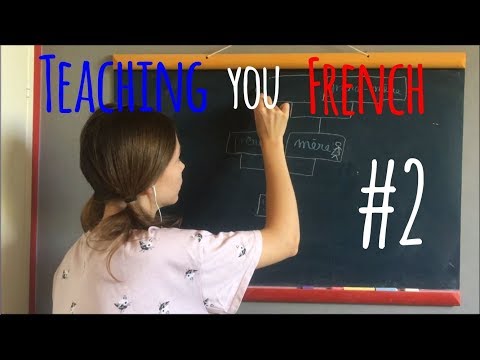 ASMR | RP: soft spoken French lesson on black board 2