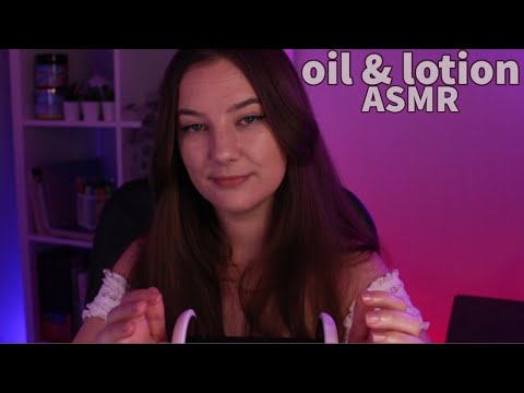 ASMR ♡ 3Dio Oil AND Lotion Ear Massage (No talking)