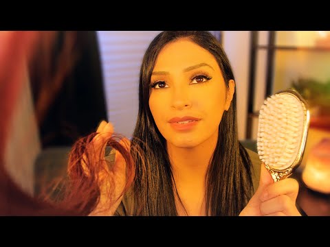 ASMR Tingly Sleepy Hair Brushing to Help You Fall Asleep | Personal Attention Roleplay