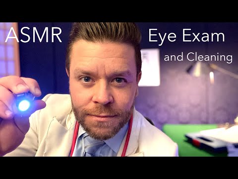 ASMR | Eye Exam and Cleaning (medical roleplay)