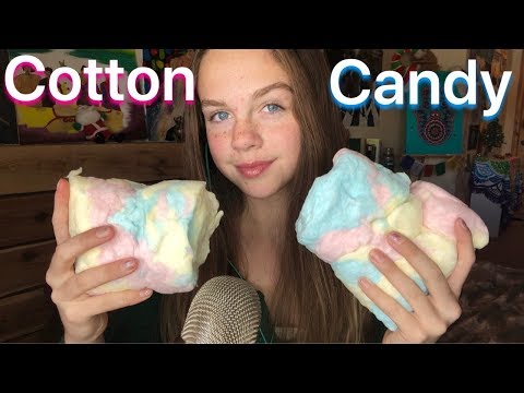 ASMR Cotton Candy Mukbang + TEA