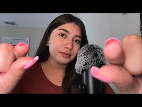 ASMR | plucking your negativity + hand sounds/movements 🤎