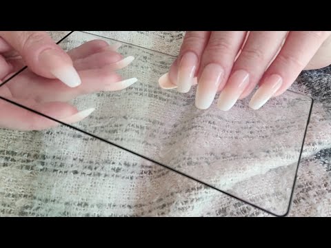 ASMR Fast Aggressive Tapping On Tempered Glass And Screens-No Talking(Lo-fi)