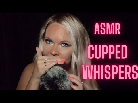 ASMR Cupped Whispers with Mic Fluffing #ASMR