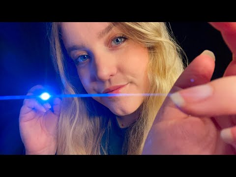 ASMR | Deep Sleep Hypnosis 😴 with LIGHTS - Eyes open and closed (in the dark) ✨