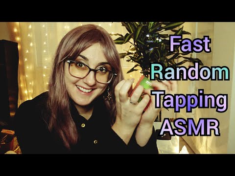 ASMR Fast Tapping Visual Triggers Tapping Tap Tap and Mouth Sounds