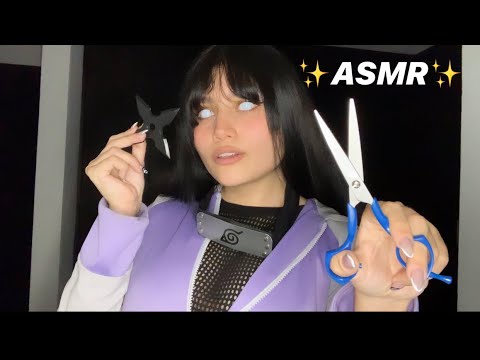 Hinata cortando el cabello- Naruto roleplay- María ASMR