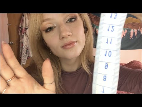 [ASMR] Measuring you for a sculpture ~ writing sounds, personal attention