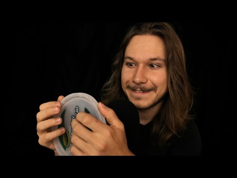 ASMR cryptic whispers and tapping