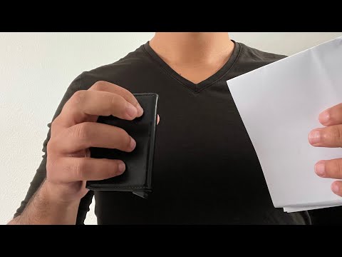 ASMR ~ Leather And Paper Tapping