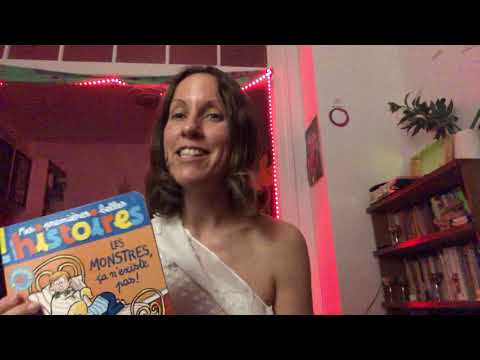 ASMR reading French children book before bed help you sleep lire francais :)
