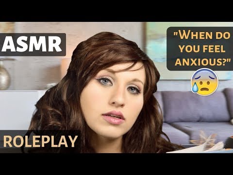 [ASMR] Therapist ROLEPLAY 👩‍⚕️Helping You With Your Anxiety😰 Whispered