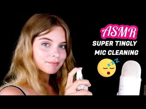 Mic Cleaning [ASMR] Close Up Whispering