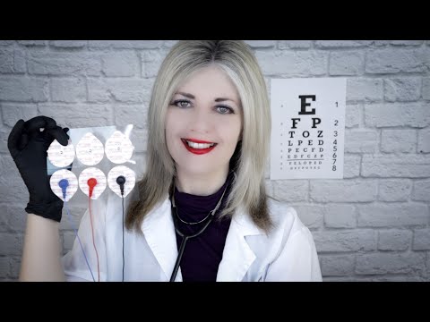 ASMR Thyroid Exam - Doctor Sarah Gives You A Medical Exam and ECG