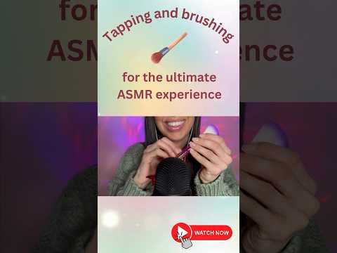 Tapping and brushing for the ultimate ASMR experience. #asmr #relaxing #brushing #tapping