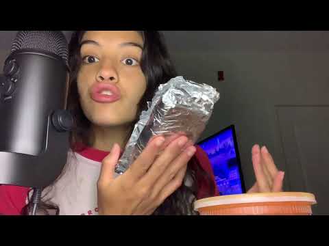ASMR eat with me: indian food 🇮🇳 🥘 [WHISPERING, MOUTH SOUNDS, EATING]