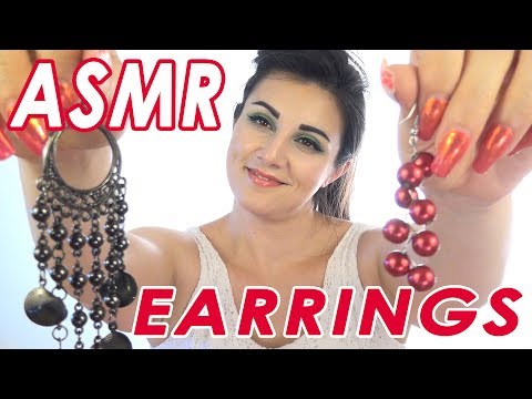 ASMR Trying on Tingly Earrings | Real Person | No Talking