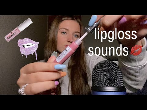 ASMR | LIPGLOSS SOUNDS (OPENING THEM AND TAPPING)